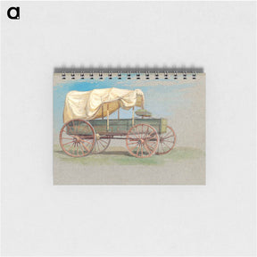 アートメモ帳-A Covered Wagon - サミュエル コールマン Memo.