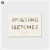 1-22_Sporting-Sketches_postcard