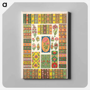 アートパネル-Nineteenth-Century Ornament
 - 装飾の文法 Canvas.