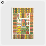 アートポストカード-Nineteenth-Century Ornament
 - 装飾の文法 Postcard.