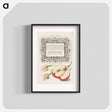 アートポスター-French Rose and Apple from Mira Calligraphiae Monumenta
 - 書道のお手本 Poster.