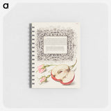 アートメモ帳-French Rose and Apple from Mira Calligraphiae Monumenta
 - 書道のお手本 Memo.