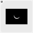 アートポストカード-Space Coast Eclipse
 - ムーン Postcard.