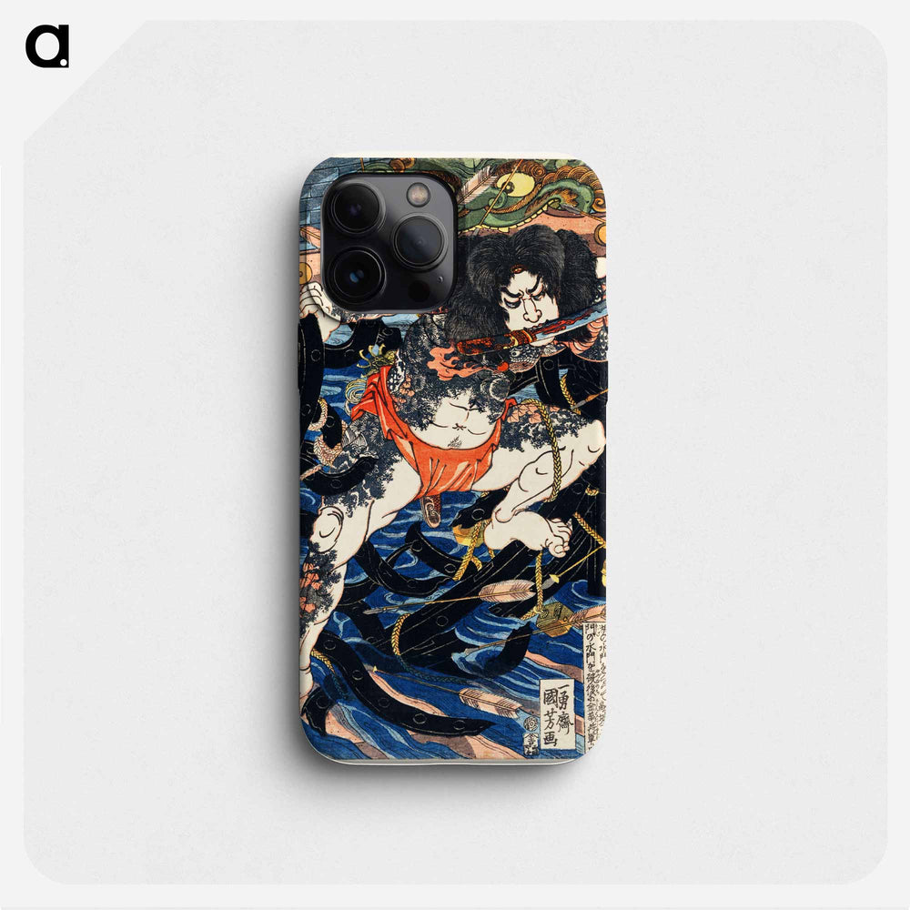 Rori Hakucho Chojun - 歌川 国芳 Phone Case.