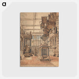 アートポストカード-The Essex Chantry, Watford Church - ウィリアム ヘンリー ハント Postcard.