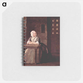 アートメモ帳-Portrait of Sarah Macholm in Prison - ウィリアム ホガース Memo.