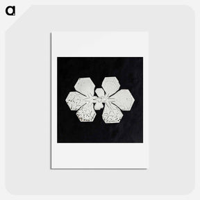 アートポストカード-Wilson Bentley's Snowflake 349 - ウィルソン ベントレー Postcard.