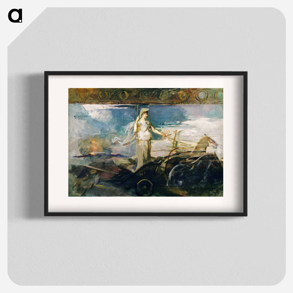 Minerva in a Chariot - アボット ハンダーソン セイヤー Poster.