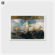 アートポストカード-Minerva in a Chariot - アボット ハンダーソン セイヤー Postcard.