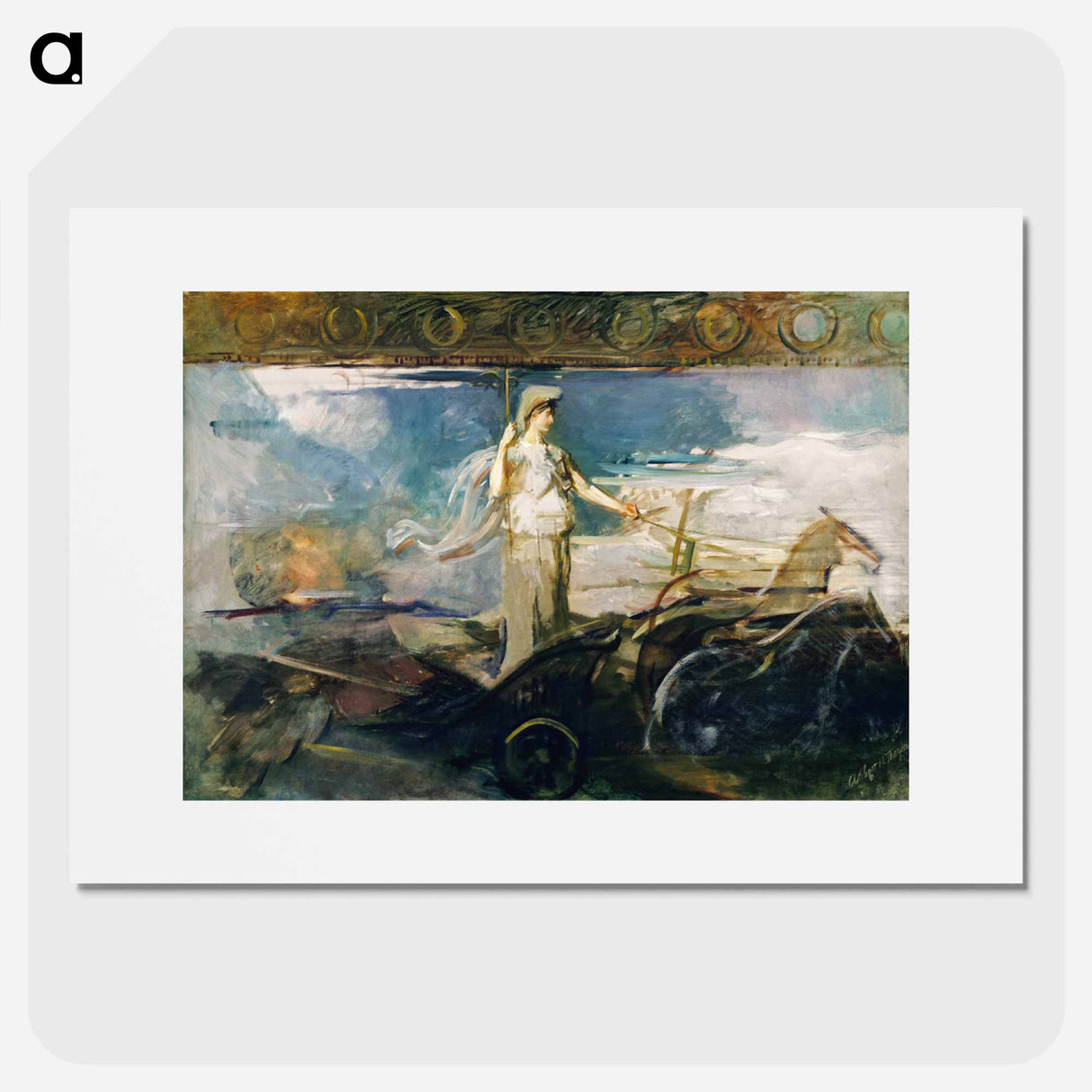 Minerva in a Chariot - アボット ハンダーソン セイヤー Poster.