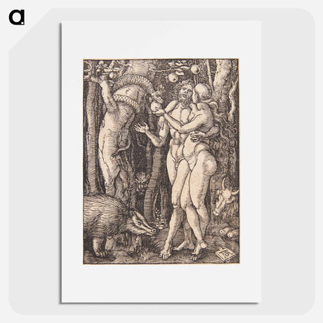アートポスター-The Fall of Man - アルブレヒト デューラー Poster.