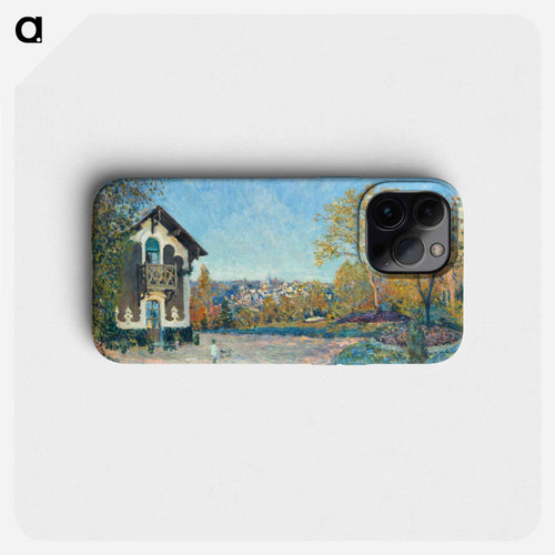 View of Marly-le-Roi from Coeur-Volant - アルフレッド シスレー Phone Case.