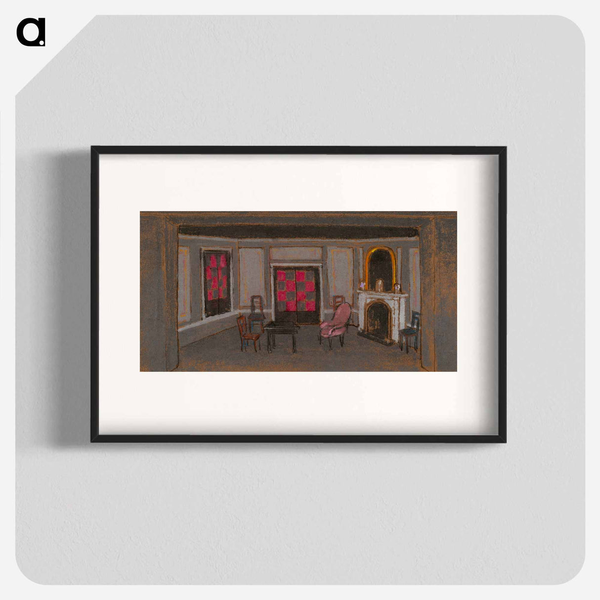Alice's Living Room: False Proscenium - Alice in Wonderland Poster.