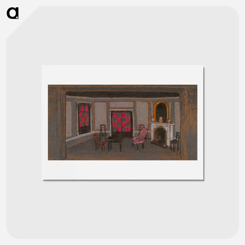 Alice's Living Room: False Proscenium - 不思議の国のアリス Postcard.