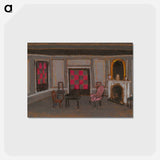 アートポストカード-Alice's Living Room: False Proscenium - 不思議の国のアリス Postcard.