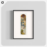 アートポスター-Stained glass box for the Fouquet jewelry store - アルフォンス ミュシャ Poster.