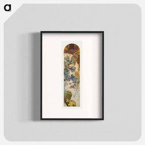 アートポスター-Stained glass box for the Fouquet jewelry store - アルフォンス ミュシャ Poster.
