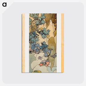 アートポストカード-Stained glass box for the Fouquet jewelry store - アルフォンス ミュシャ Postcard.