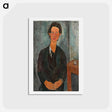 アートポストカード-Chaim Soutine - アメデオ モディリアーニ Postcard.