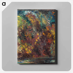 アートパネル-Autumn on a river bank - アーノルド ピーター ワイズ クビンチャン Canvas.