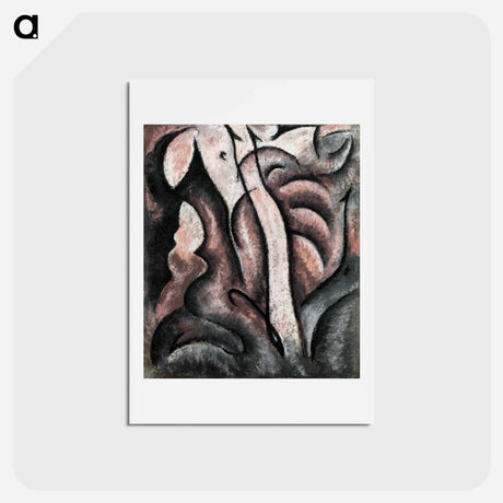 アートポストカード-Sentimental Musicca - アーサー ダヴ Postcard.