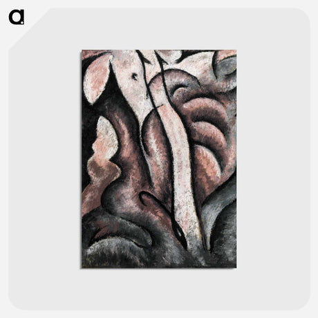 アートポストカード-Sentimental Musicca - アーサー ダヴ Postcard.