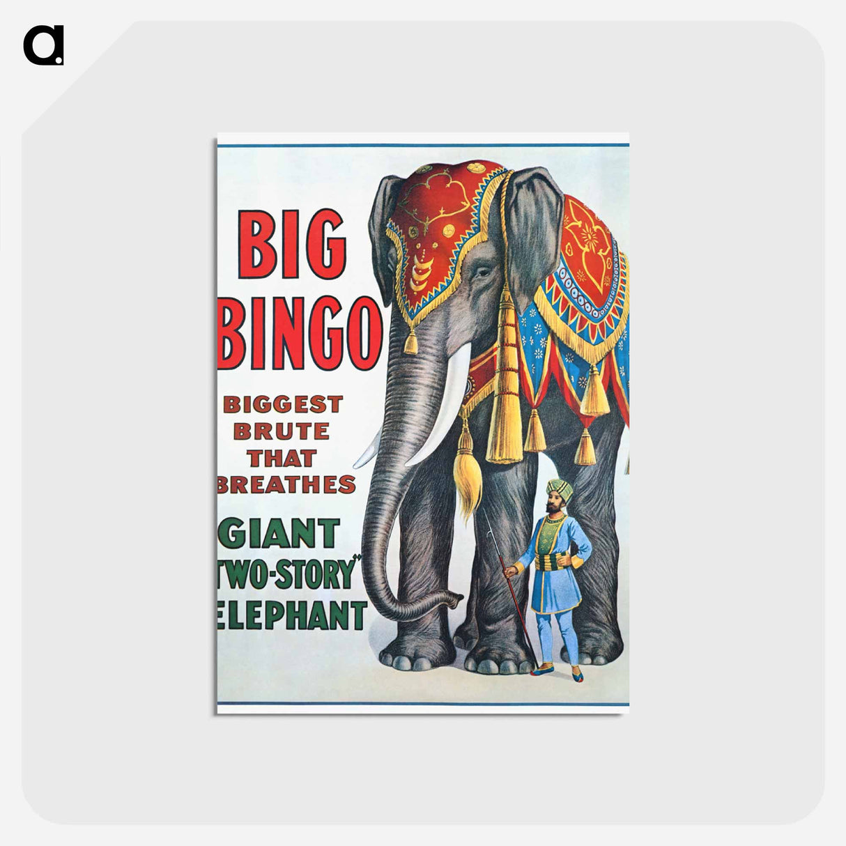 アートポストカード-Big Bingo
 - ボストン公共図書館 Postcard.