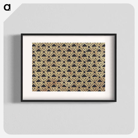 アートポスター-Triangular Pattern Composition
 - 大英図書館 Poster.