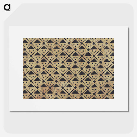 アートポスター-Triangular Pattern Composition
 - 大英図書館 Poster.