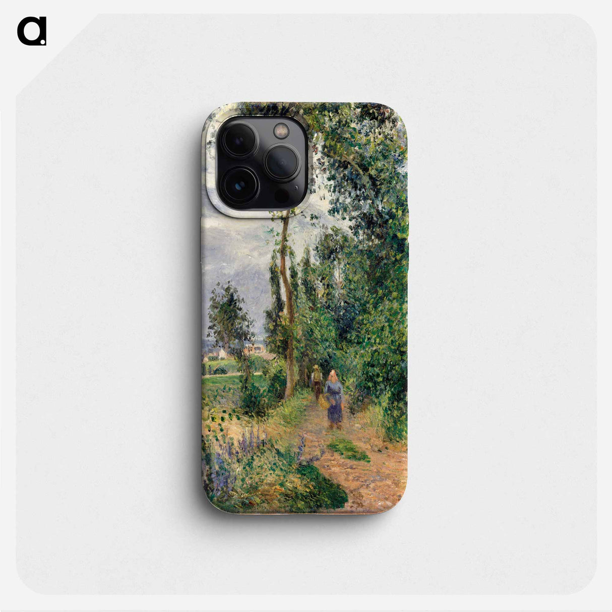 Côte des Grouettes, near Pontoise - Camille Pissarro Phone Case.