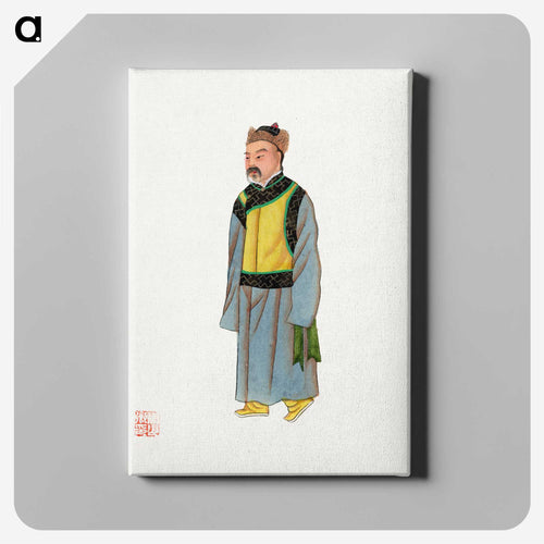 モンゴルの古装 - 中国の衣装 Canvas.