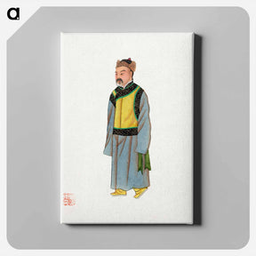 アートパネル-Ancient Mongolian Costume
 - 中国の衣装 Canvas.