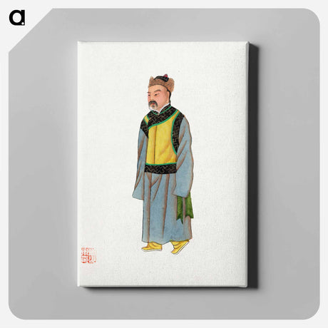 アートパネル-Ancient Mongolian Costume
 - 中国の衣装 Canvas.