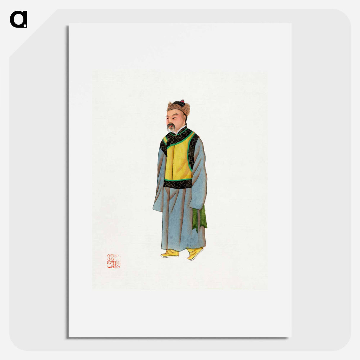 アートポスター-Ancient Mongolian Costume
 - 中国の衣装 Poster.