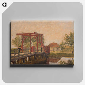 アートパネル-Part of the northern Kastelsbro.Study - クリステン ケプケ Canvas.
