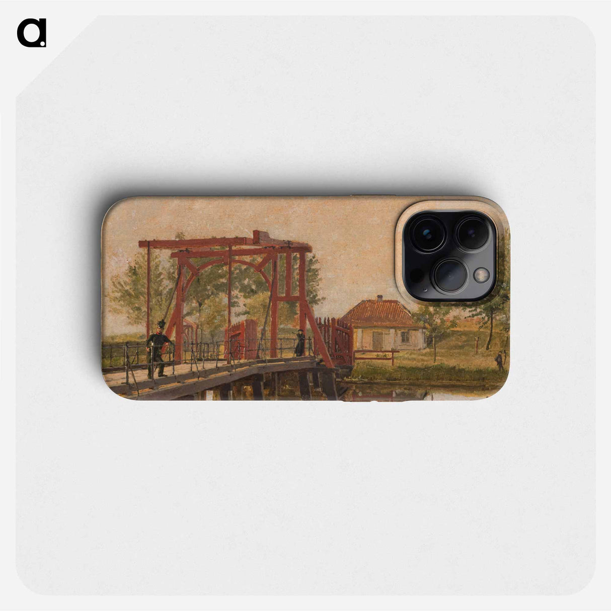 Part of the northern Kastelsbro.Study - クリステン ケプケ Phone Case.