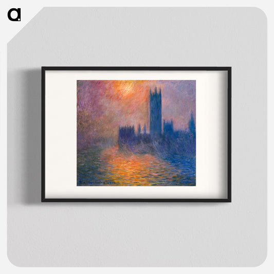 The Houses of Parliament, Sunset Poster.