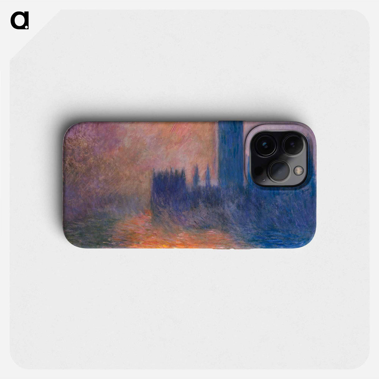 The Houses of Parliament, Sunset - クロード モネ Phone Case.