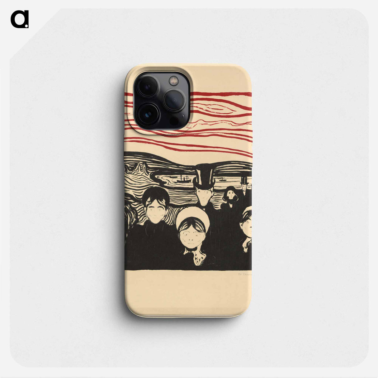 Anxiety - Edvard Munch Phone Case.