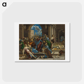 アートポストカード-Christ Cleansing the Temple - エル グレコ Postcard.