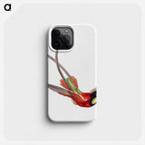 Colorful vintage hummingbird illustration - エルンスト ヘッケル Phone Case.