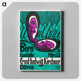 アートパネル-Bern Kunsthalle, March 33 - エルンスト ルートヴィヒ キルヒナー Canvas.