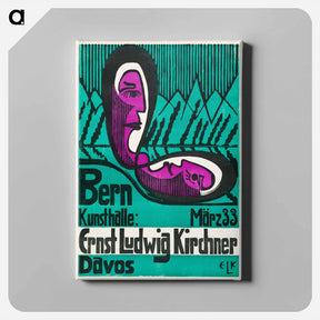 アートパネル-Bern Kunsthalle, March 33 - エルンスト ルートヴィヒ キルヒナー Canvas.