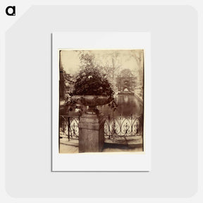 アートポストカード-Luxembourg Gardens
 - ウジェーヌ アジェ Postcard.