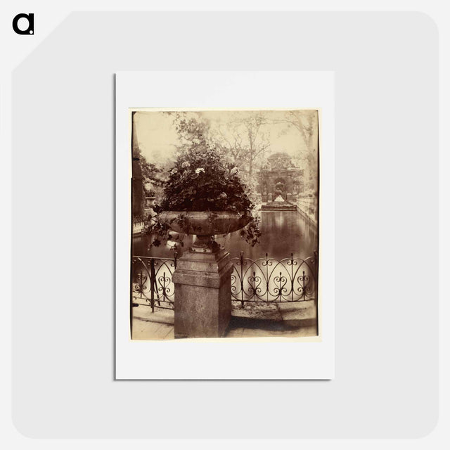 アートポストカード-Luxembourg Gardens
 - ウジェーヌ アジェ Postcard.