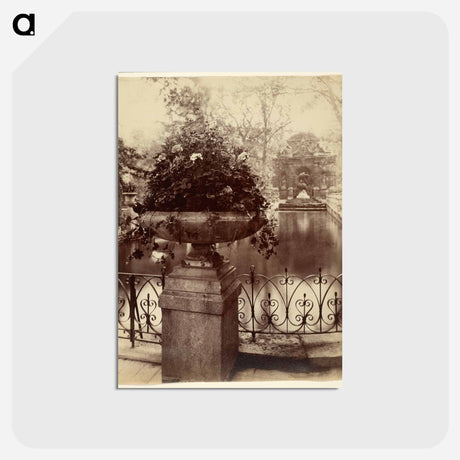 アートポストカード-Luxembourg Gardens
 - ウジェーヌ アジェ Postcard.