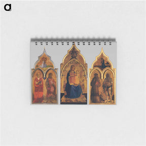 アートメモ帳-Compagnia di San Francesco Altarpiece - フラ アンジェリコ Memo.