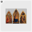 アートポストカード-Compagnia di San Francesco Altarpiece - フラ アンジェリコ Postcard.