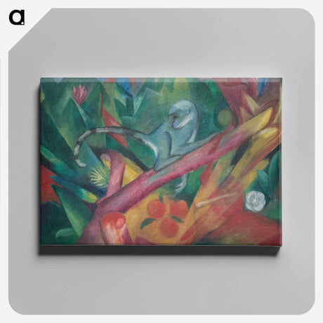 アートパネル-The little monkey - フランツ マルク Canvas.