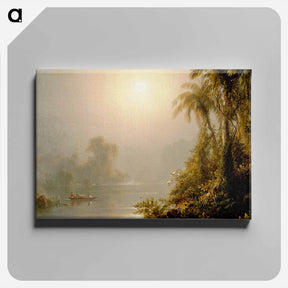 アートパネル-Morning in the Tropics - フレデリック エドウィン チャーチ Canvas.
